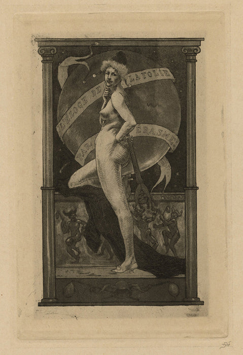Armand Rassenfosse - Frontispiece Essay for « In Praise of Folly” - main 