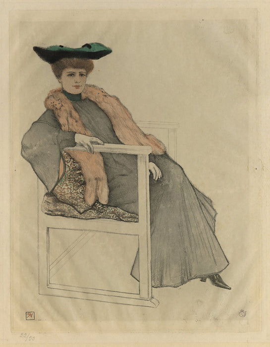 Armand Rassenfosse - Seated Woman - main 