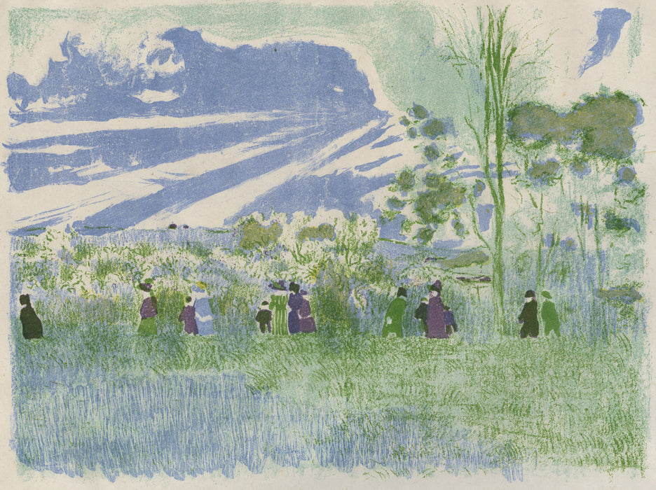Edouard Vuillard - Through the Fields - main 
