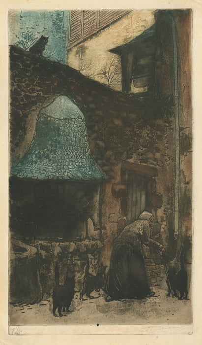 Eugene Delatre - The Old Woman by the Well - main 
