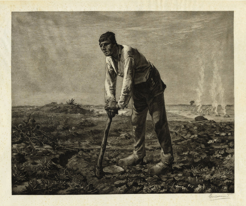 Felix Bracquemond - Labor or The Farmer with the Hoe - main 