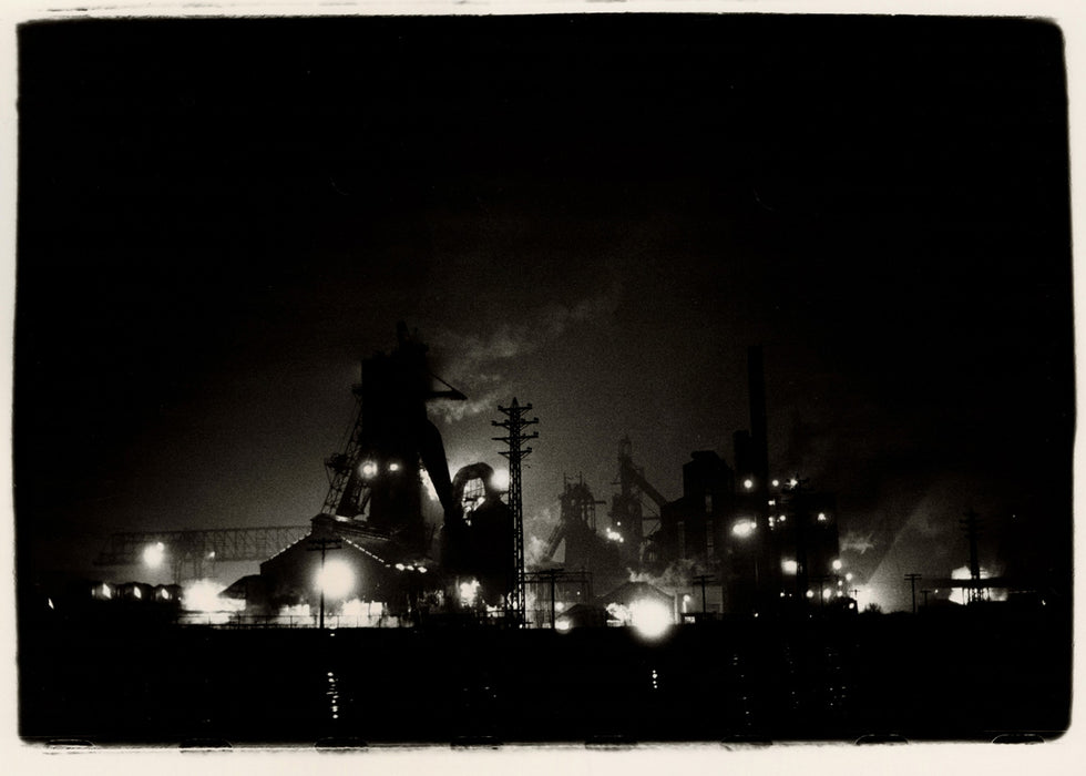 Steve Cagan - Cleveland Steel Mill at Night - main 