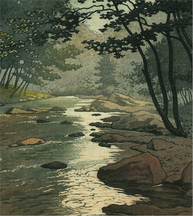  - by MEUNIER, Henri - titled: Shaded River