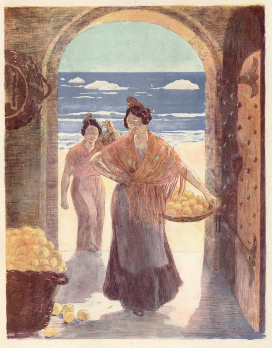 Alexandre Lunois - Femmes de Canamelar or Femmes de Valence - main 