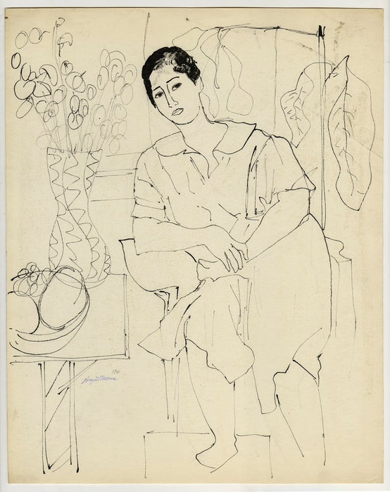 August Mosca - Seated Woman - main 