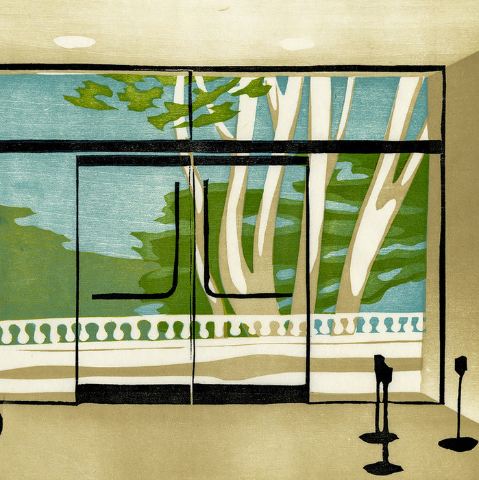Charles SPITZACK - Legion of Honor - Color woodcut - 2025 detail