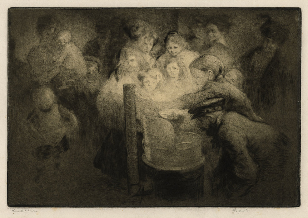 Edgar Chahine - Les Frites (petite planche) - main 