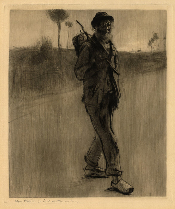 Edgar Chahine - Un Chemineau - main 