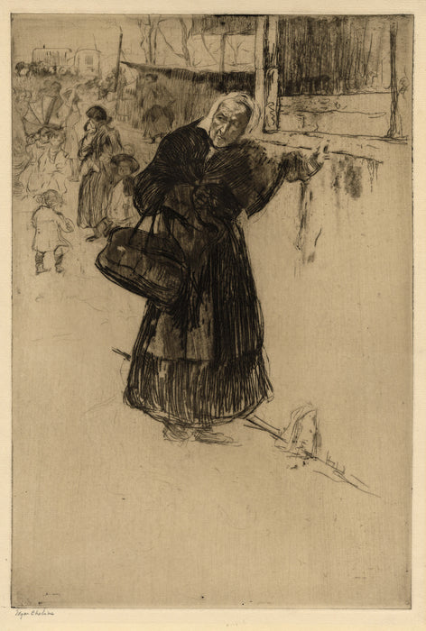 Edgar Chahine - Old Woman - main 