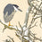 Erik VAN OMMEN - Winterzon-Nachtreiger - Winter Sun Night Heron - Color woodcut reduction - detail