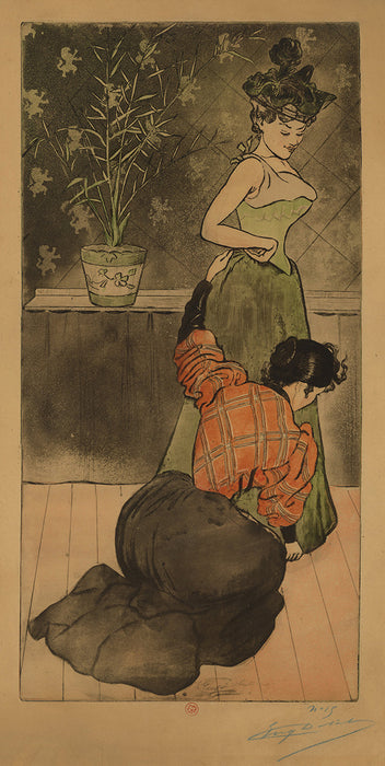 Eugene Delatre - At the Seamstress' - main 