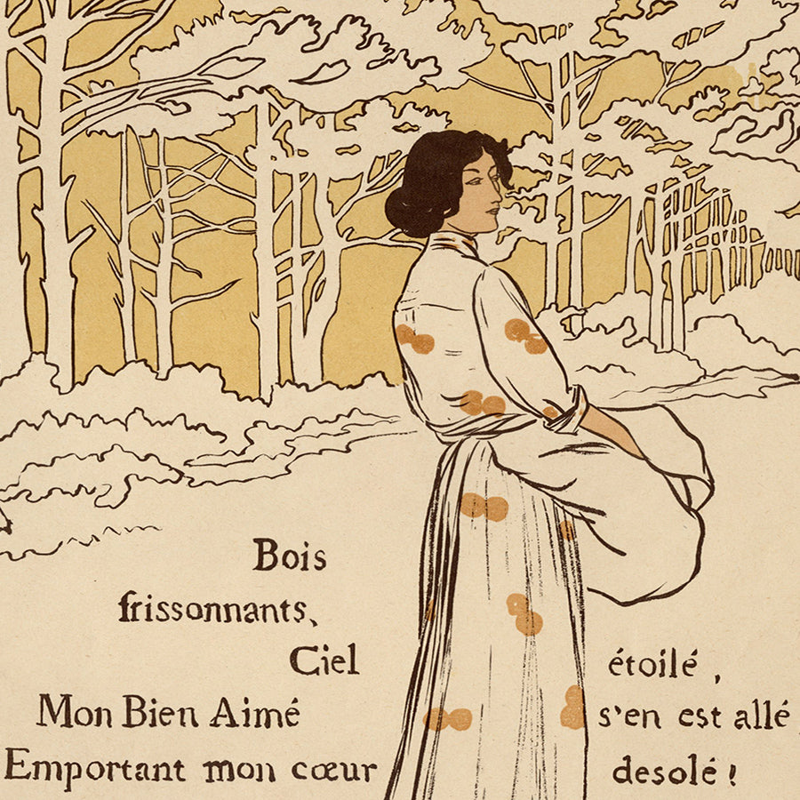 Georges AURIOL - Bois Frissonnants - Shivering Forest - Color - 1893
