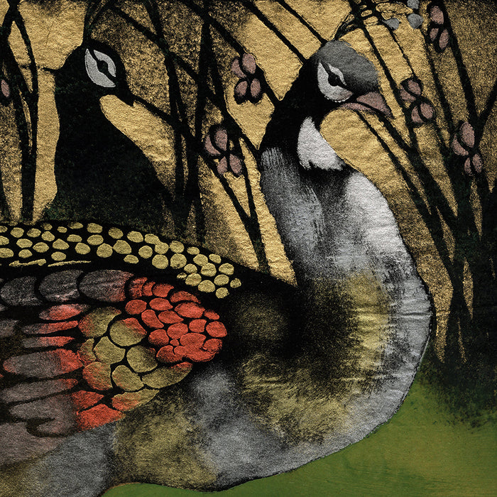 Georges MANZANA-PISSARRO - Two Peacocks - Pochoir 