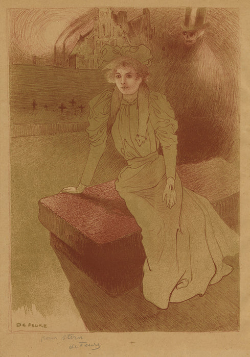 Georges De feure - Fatal Love or Young Woman and Death - main 