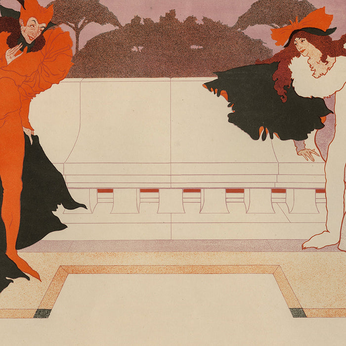 Georges de FEURE - L'Amant Fatal from L'Amour - Libre - Color lithograph - 1896