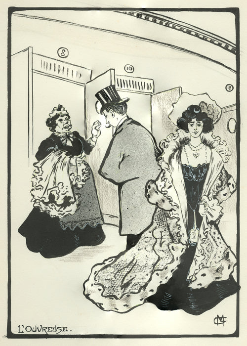 Gustave Marie - L'Ouvreuse - main 