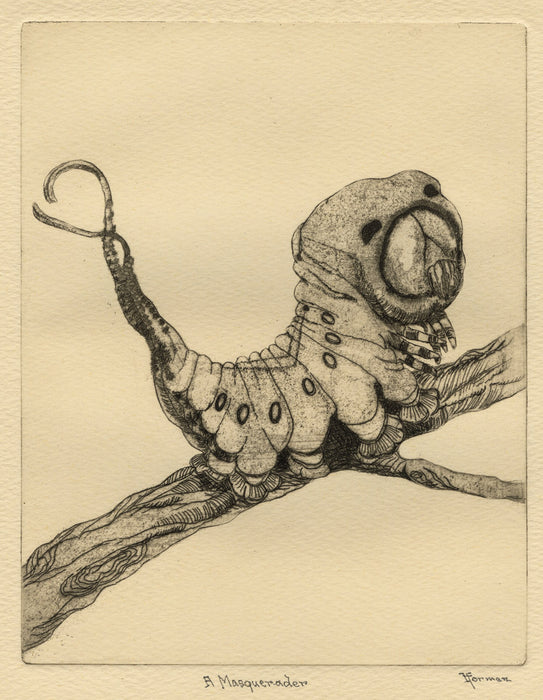 Helen Forman - A Masquerader & Zoo Baby - Etching
