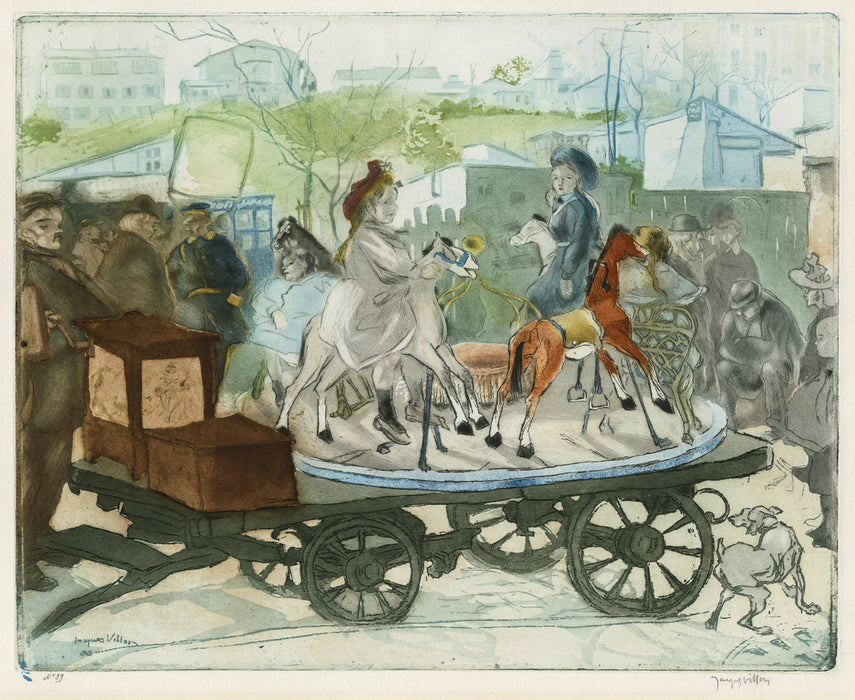 Jacques Villon - Le Petit Manège, Rue Caulaincourt - main 