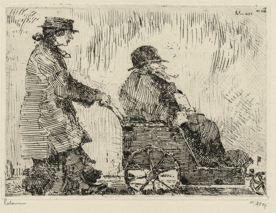 Jean-Emile Laboureur - La Procession - main 