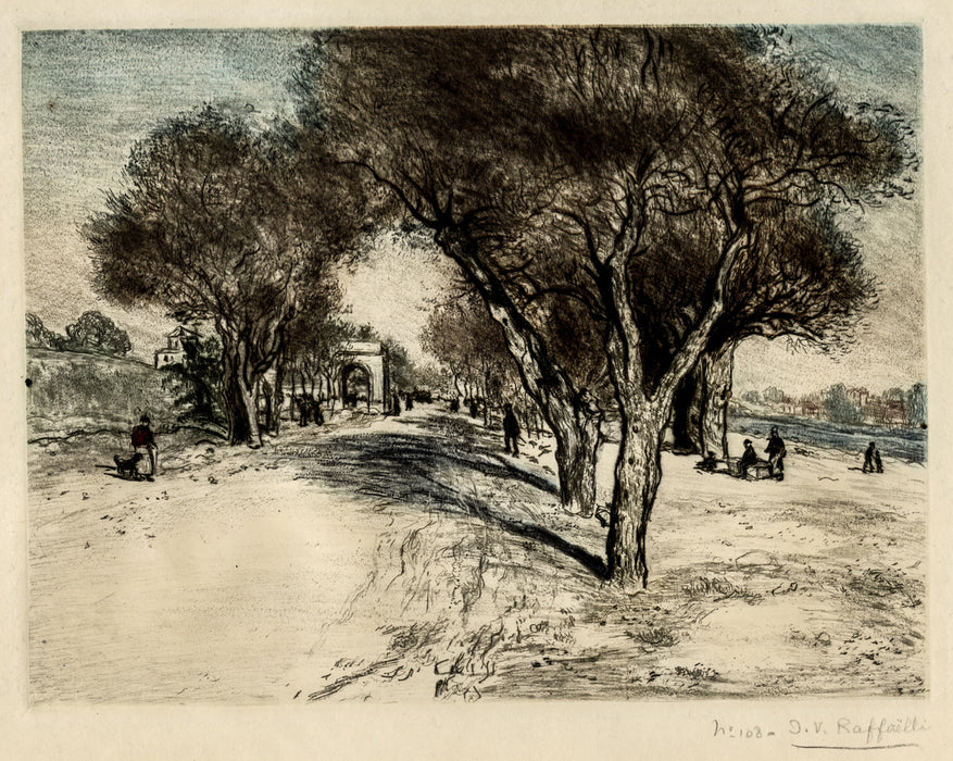 Jean-Francois Raffaelli - The Sunny Road - main 