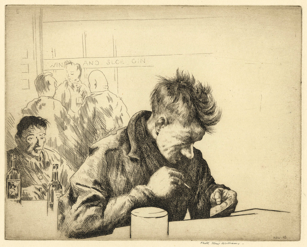 Keith Shaw Williams - The Lonely Heart - Etching & Ink Study - 1945 ...