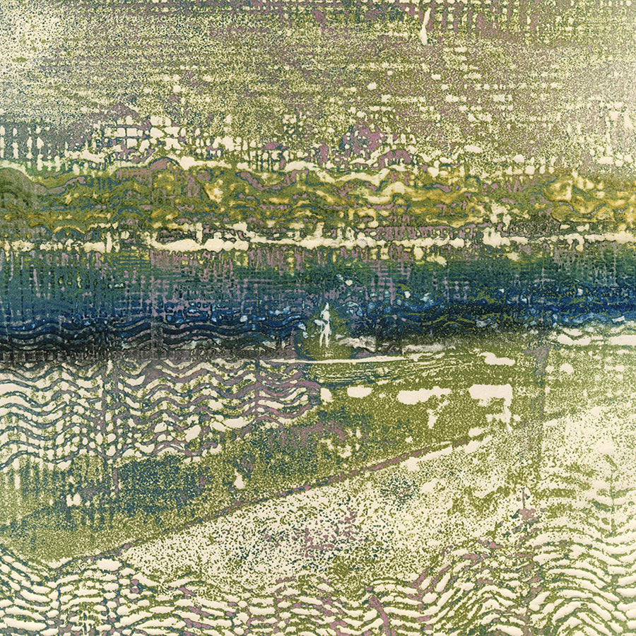 Lawrence (Larry) Murray HEYMAN - Raga du Soir - Intaglio, aquatint - 1970 detail.