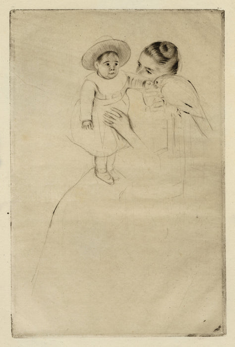 Mary Cassatt - Child with a Parrot - main 