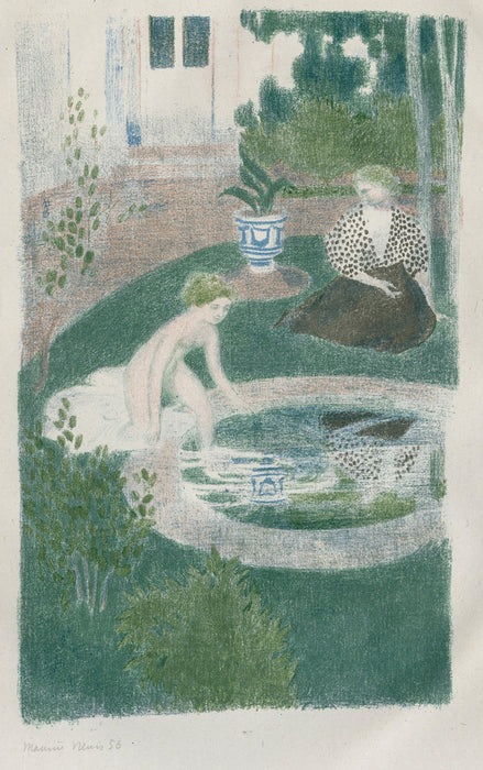 Maurice Denis - The Reflection in the Fountain - main 