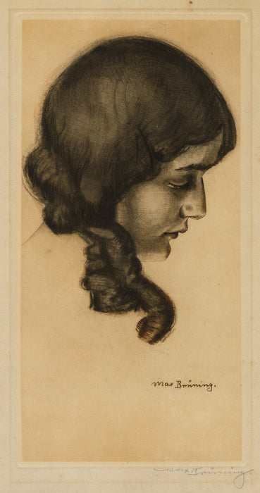 Max Bruning - Head of a Young Woman - main 
