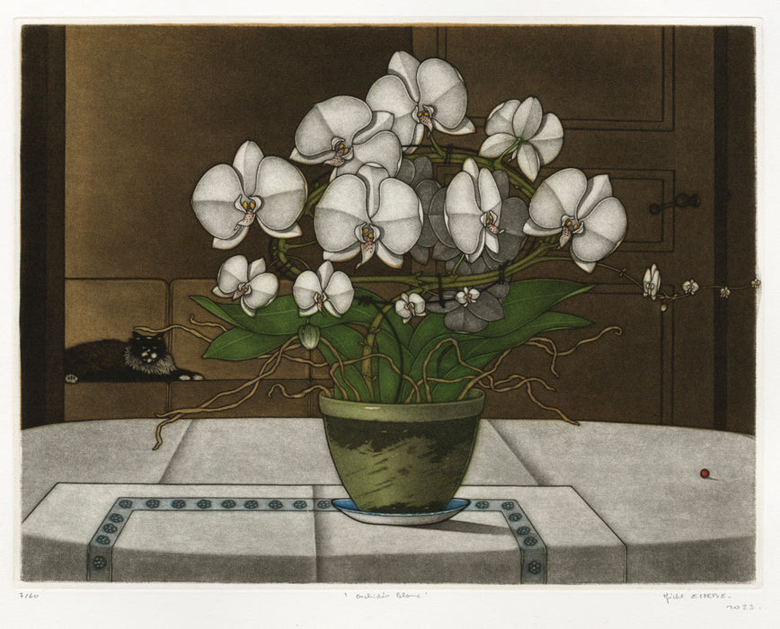 Michel Estebe - Orchidée Blanc (2nd State) - main 
