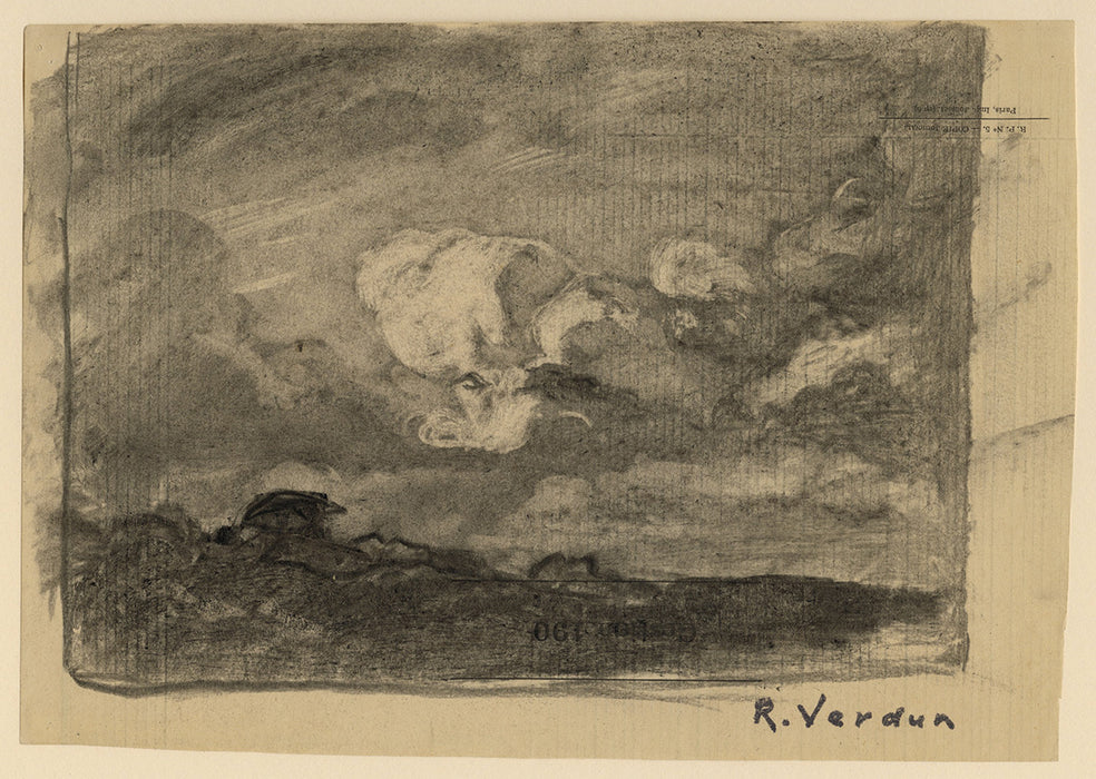 Raymond Jean Verdun - Clouds Over a Landscape - main 
