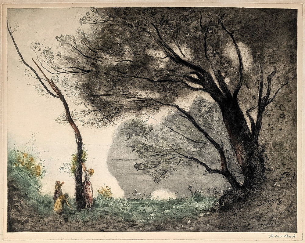 Richard RANFT - Souvenir de Mortefontaine - etching, aquatint - 1910 ...