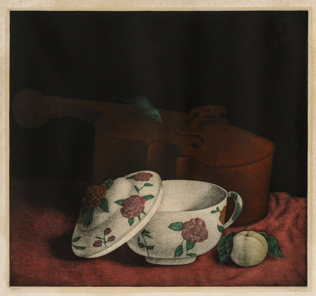 Tomoe YOKOI - Still Life with Stringless Cello - Mezzotint — Armstrong ...