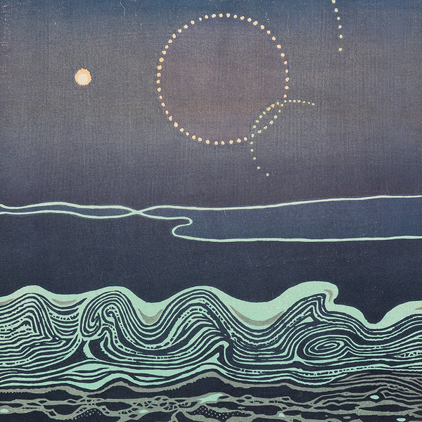 Toshi YOSHIDA - Sound of the Waves - Woodblock print - 1973