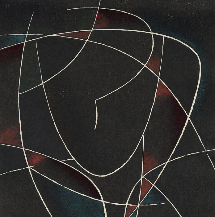 Toshi Yoshida - American Girl B - Sosaku Hanga - 1954 - detail