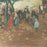 Allan Osterlind - Le Bapteme a Treboul - Baptism - Brittany Bretagne - tradition - color aquatint - detail