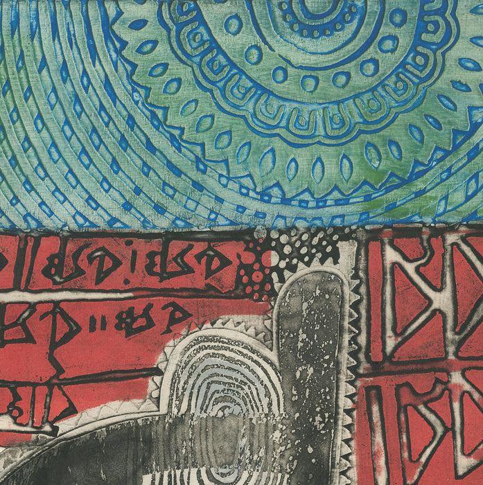 Arun Bose - No VII - color intaglio - abstract - detail
