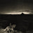 Gene Kloss - Sundown - etching and aquatint - rider at night in desolate western landscape - detail1