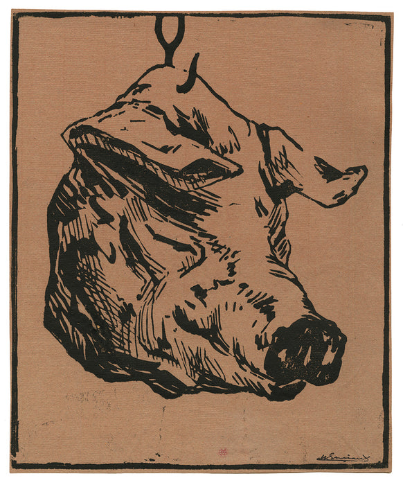 Henri Guerard - Pig Head - main 