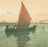 Henri Meunier - Coucher de Soleil Lagune Venise - Sailboat in the Harbor - color aquatint - detail