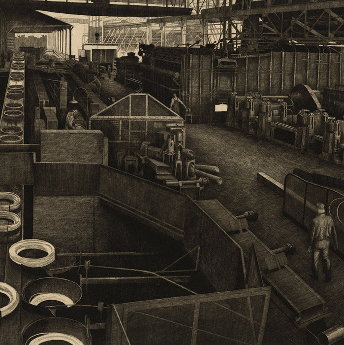 Jackson Lee Nesbitt - Rod Mill Sheffield Steel Corporation - detail 1
