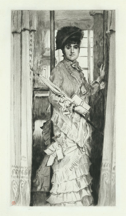James Tissot - Portrait of Miss L - main 