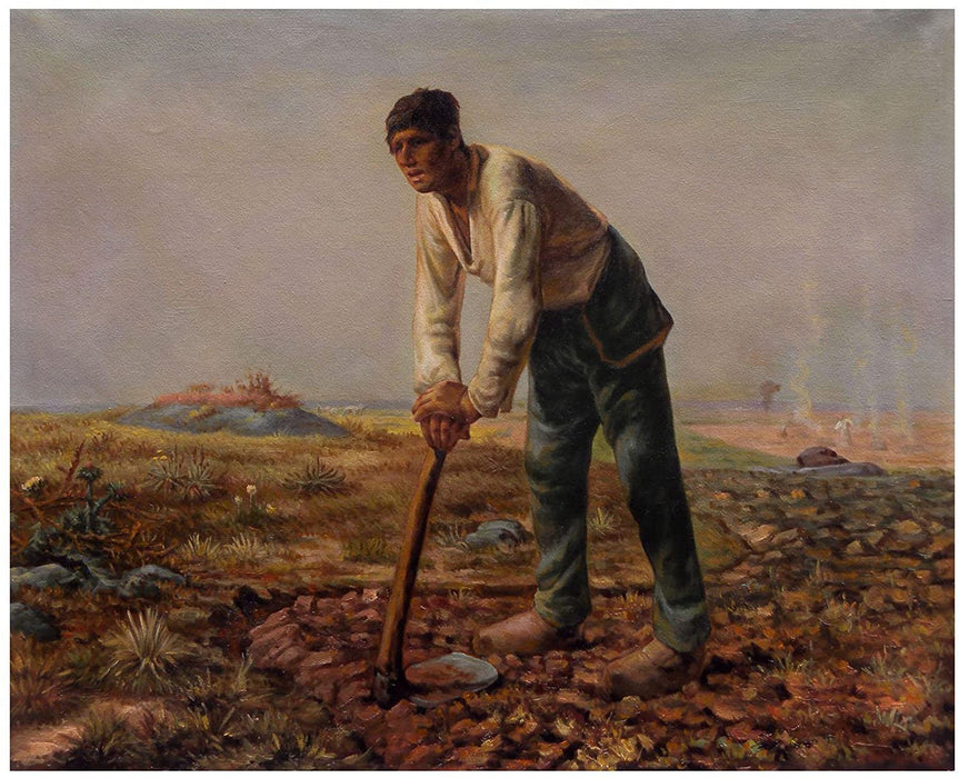 FelJean-Francois Mille - Labor - Le Paysan a la Houe - oil on canvas - Getty Museum