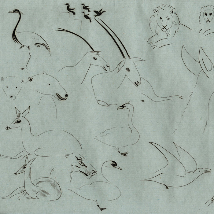 Joseph Hecht - Animaux Divers - Miscellaneous Animals - Engraving, 1929, Atelier 17, Paris.