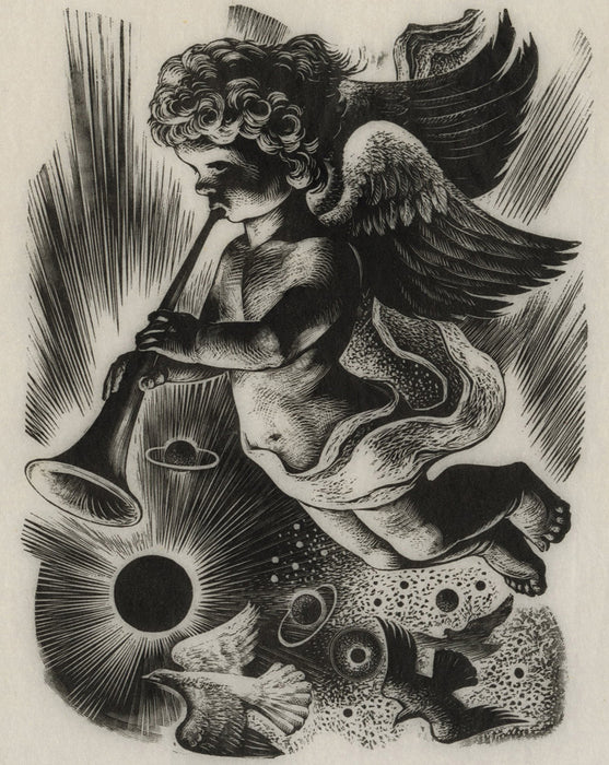 Lynd Ward - Herald Angel Sounds the Trumpet - main 