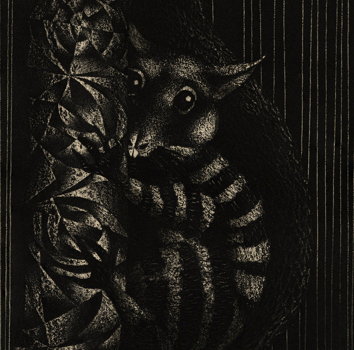 Mario Avati - L'ecureuil de Minneapolis - lithograph - surreal animal dark