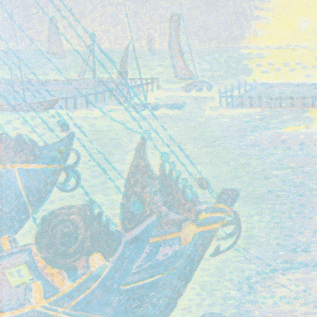 Paul Signac - Bateaux a Flessingue - seascape - lithograph