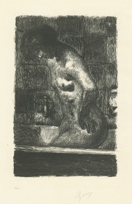 Pierre Bonnard - Woman Standing in her Bath Tub - main 