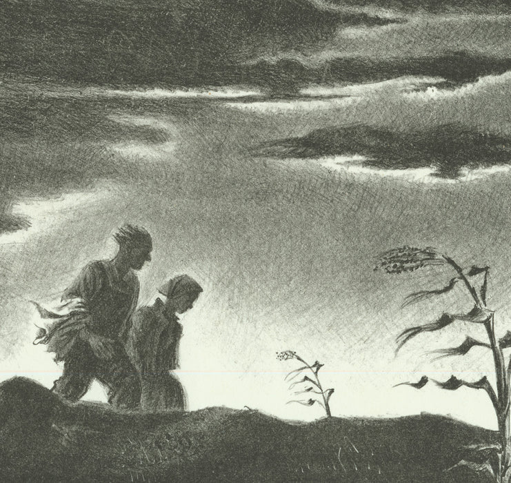 Lithograph - by SCHREIBER, Georges - titled: Twilight