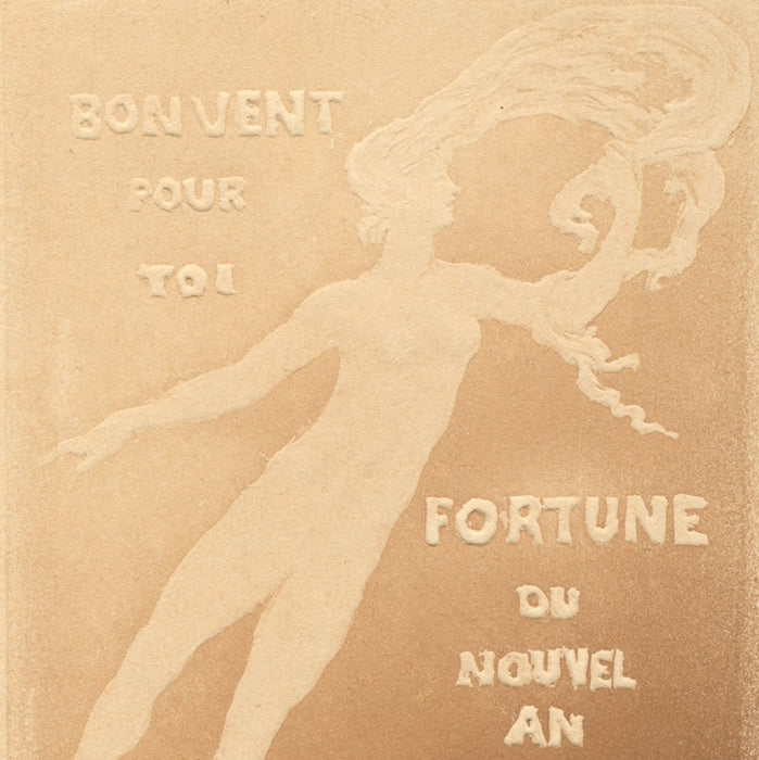Gypsograph - by ROCHE, Pierre - titled: Fair Winds to You, Fortune of the New Year 1911